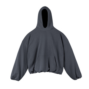Poids lourd 520GSM coton lourd goutte épaule à manches longues Streetwear unisexe à capuche Machine d'impression sweats à capuche - Product Image 2