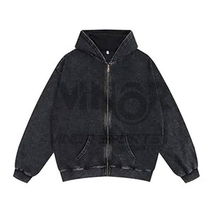 เสื้อฮู้ดโอเวอร์ไซส์ใส่ได้ทั้งชายและหญิงเสื้อมีฮู้ดโอเวอร์ไซส์ทำจากผ้าเฟรนช์เทอร์รี่ออกแบบโลโก้ได้ตามที่ต้องการดีไซน์ดิจิตอลลายซักสไตล์ปักปักลายสีพื้น - Product Image 1