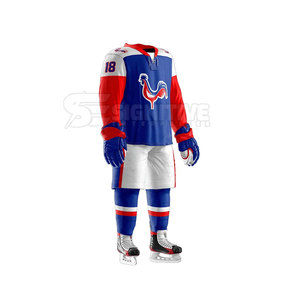 Conjunto de Uniforme de Hockey sobre Hielo con Tela Flexible y Ajuste Atlético Cómodo, Uniforme de Hockey sobre Hielo de Alta Calidad - Product Image 3