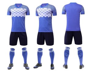 Camiseta de fútbol juvenil personalizada de alta calidad, nuevo uniforme de fútbol sublimado, logotipo de Club, diseño Reversible, conjuntos elegantes para - Product Image 6