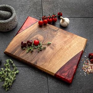Tabla de Cortar de Madera de Diseño de Lujo, Tabla de Cortar de Madera Natural Creativa para el Hogar, Proveedores de Hoteles al Mejor Precio - Product Image 1