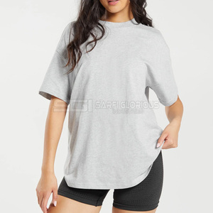 Camiseta de Verano para Mujer, Cuello en V, Ajustada, de Algodón, Manga Corta, Elástica, Transpirable, Cómoda, Informal, Moderna, de Color Sólido - Product Image 1
