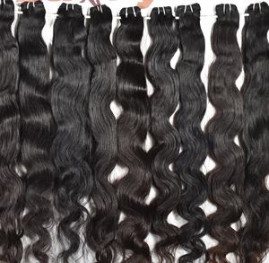 Extensiones de cabello humano natural 100%, cutícula sin procesar, cabello virgen alineado, cabello humano indio crudo - Product Image 6