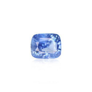 Zafiro Azul - 3.11 Quilates, Gema Natural Facetada, Efectos Ópticos Calibrados, Color Azul Real, Tamaño 10mm, 8mm Tratado Térmicamente, Suelto - Product Image 1