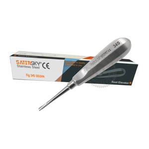 Fig 46 Flohr Root Elevators Fabricado con AISI 420 Mano de obra alemana de primera calidad; Hecho con acero inoxidable de alta calidad - Product Image 4