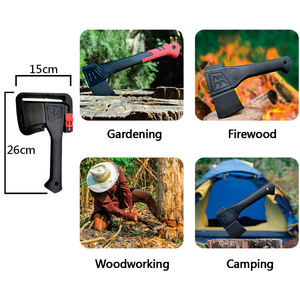 Hacha de acampada duradera personalizable de Taiwán, modelo ES00655, herramienta de mano compatible con OEM y ODM - Product Image 2