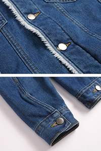 แจ็กเก็ตผ้าเดนิมสำหรับผู้ชายเสื้อแจ็กเก็ตยีนส์แนวสตรีทระบายอากาศได้ดีทำจากผ้าฝ้าย100% ใส่สบาย - Product Image 5