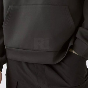 เสื้อฮู้ดผู้ชายแบบสวมหัวมีฮู้ดลายนูนสำหรับผู้ใหญ่2025ลำลองออกแบบได้ตามต้องการดีไซน์ล่าสุด - Product Image 6