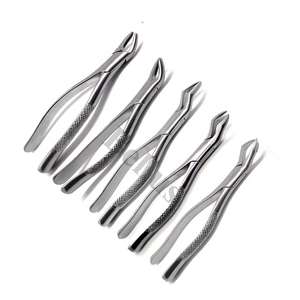 Herramientas de extracción de dentista de primera calidad, fórceps de acero inoxidable de grado quirúrgico con asas antideslizantes para el cuidado bucal profesional - Product Image 3