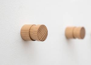 Natural New Arrival Cheaper Hot Sell Wood Top Bottom Hanger Clips Hook Wooden Clothing Hanger for Store by Luxe Home Decor - Product Image 5