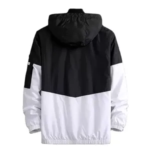 Lightweight Windbreaker Jacket Outdoor Sports Windbreaker Jacket Hiking Hooded 100% Polyester Windbreaker Jacket - Product Image 3
