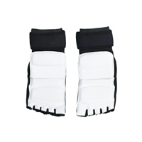 Protège-tibias pour taekwondo/karaté Protège-jambes Coupe courte Protège-pieds pour bottes Sparring Taekwondo Foot Gear Chaussures de karaté