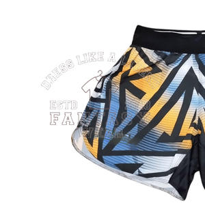Ensemble de shorts de combat BJJ & MMA FANTASY WEAR OEM, impression personnalisée par sublimation, entièrement sublimé avec design et logo personnalisés, certifié CE - Product Image 3