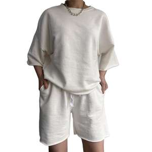 Kivotech Summer Women's Two Piece <b>Set</b> Custom Logo Solid High Street Style Shorts <b>Crop</b> <b>Top</b> Casual 2026 - Product Image 4