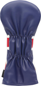 VN-Couvre-chef réglable en cuir PU pour conducteur de golf, motif drapeau, bande élastique, étiquette arrière, protection étanche pour clubs de golf - Product Image 3