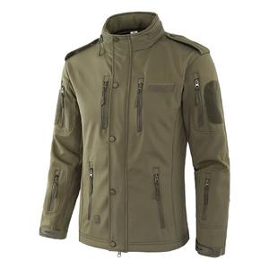 Veste Softshell Tactique de Haute Qualité 2924 pour Hommes Unisexe Imperméable Chasse en Plein Air Fourrure de Mouton Hiver Nouveau Design Bouton - Product Image 1