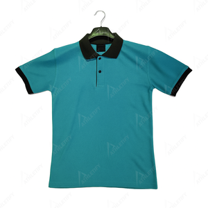 Camisa de golf para hombre de alta calidad 100% algodón de punto sólido bordado personalizado manga corta transpirable secado rápido servicio OEM - Product Image 1