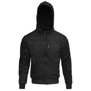 Sweat à capuche de moto de motard urbain confortable et protecteur avec coussinets d'armure intégrés Veste d'équitation imperméable et coupe-vent - Product Image 2