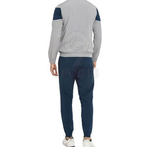 Ensemble deux pièces de survêtement personnalisé pour hommes avec sweat à capuche et pantalon Vente en gros d'équipement athlétique OEM ODM - Product Image 3