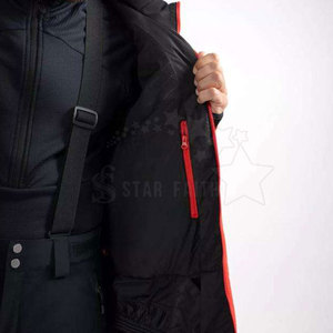 Chaqueta de Esquí Ligera con Capucha, Logotipo Frontal, Transpirable, Ecológica, Resistente al Viento, Cómoda, Unisex, para Invierno y Actividades al Aire Libre, Servicio OEM - Product Image 6