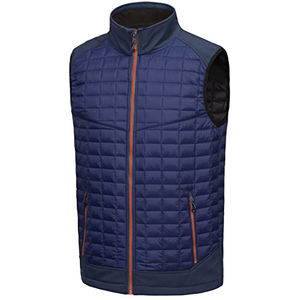 Vente en gros Gilet matelassé sans manches Gilet à bulles Gilet matelassé surdimensionné d'hiver personnalisé pour hommes - Product Image 1