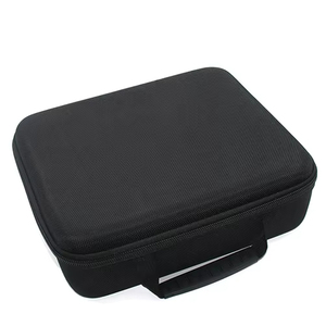 Estuche de almacenamiento cuadrado grande de EVA Antiestrés con insertos fabricados para transporte de insulina Moldeado y almacenamiento conveniente - Product Image 1