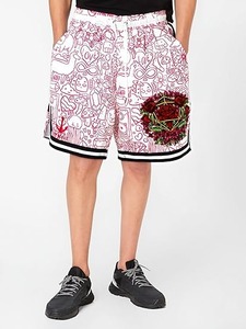 Bsci กางเกงบาสเก็ตบอลขาสั้นผ้าโพลีเอสเตอร์สำหรับเล่นกีฬาวิ่งออกกำลังกายชายหาดกางเกงวิ่งจ๊อกกิ้งกางเกงขาสั้นหลวม - Product Image 2