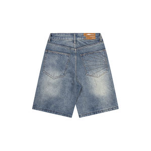 Wholesale Cotton Customized Casual High Quality Breathable Washed Denim <b>Man</b> <b>Shorts</b> - Product Image 4