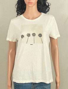 2025 femmes basique coton t-shirt tissu doux Logo personnalisé imprimé mode décontracté vêtements de tous les jours offre en gros - Product Image 5