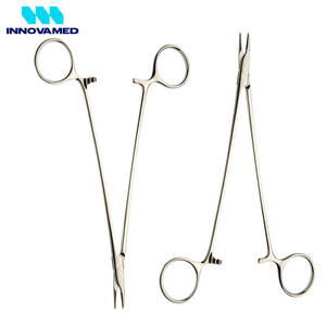 Pinza quirúrgica para tejidos de 12.5cm, hecha a medida, para cirugía toracoscópica, con punta curva, manual, certificada CE, 1 año de garantía - Product Image 3