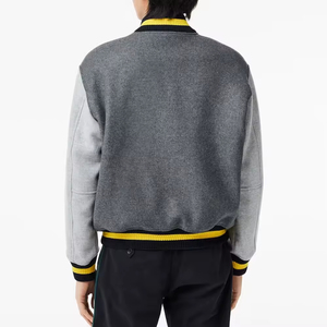 Chaqueta universitaria de moda para hombre diseñada con parche de carta de chenilla de gran tamaño CollegeBaseballjacket para hombres DDP Shipping - Product Image 6