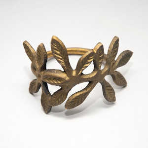 Handicraft Aluminum Metal <b>Silver</b> Finished Eco-Friendly Minimalist American Style <b>Napkin</b> Ring Decoration for Back School Many - Product Image 4