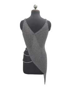 Top de cota de malla de aluminio de lujo para mujer con anillos a tope de 9 mm perfecto para disfraces medievales y de festivales Original Indian Factory - Product Image 4