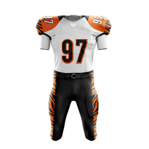 ชุดอเมริกันฟุตบอลแบบปรับแต่งได้ชุดฟุตบอลระบายอากาศได้ดีดีไซน์ขนาดใหญ่พิเศษ - Product Image 3