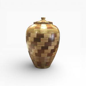 Decorative Lid Handcrafted Wooden Cremation <b>Urn</b> Premium Solid Wood Memorial Ashes Keepsake Funeral <b>Urn</b> - Product Image 2