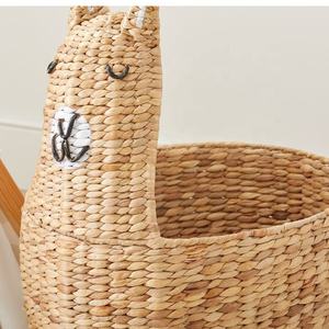 ตะกร้าเก็บผักตบชวารูปสัตว์,ตะกร้าโบราณใช้ในบ้าน - Product Image 5