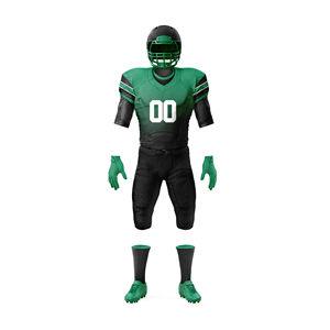 Tenues de football américain de qualité supérieure, service OEM, meilleur fournisseur, respirantes, manches courtes, séchage rapide, protection UV - Product Image 1