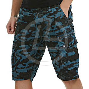 Pantalones cortos Cargo informales de verano con cierre de botón y pantalones cortos Cargo de estilo resistente de ajuste espacioso - Product Image 3