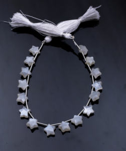 Cuentas de piedra lunar natural, hebras de piedras preciosas sueltas para la fabricación de joyas, ideales para cadenas finas y pulseras de eslabones, proyectos artesanales - Product Image 5