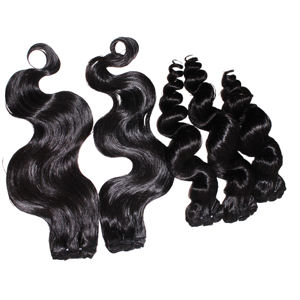 Vente en gros d'extensions de cheveux humains Remy vietnamiens emballés avec trame à double tirage - Product Image 4