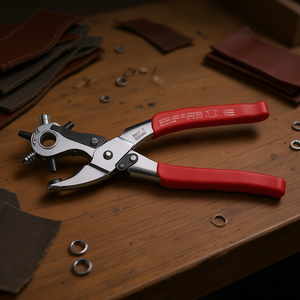 Pince à œillets/à trous Revolver avec une longueur totale de 225 mm et une poignée en plastique pour percer des trous - Product Image 3