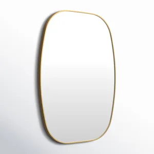 กระจกติดผนังสี่เหลี่ยมกรอบสีเงินแบบทันสมัยทนทานสำหรับห้องโถงห้องนอนห้องนั่งเล่นและห้องน้ำตกแต่งคริสต์มาส - Product Image 2