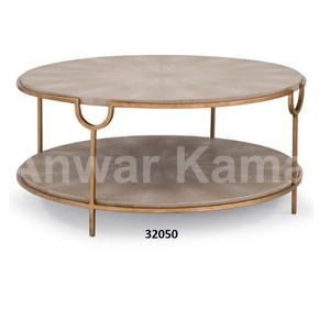 Mesa auxiliar cuadrada de Coral de aluminio plateado Mesa auxiliar de café elegante para el hogar Sala de estar y oficina - Product Image 6