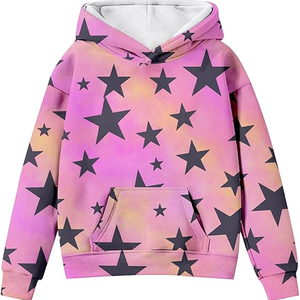 Sudadera con capucha estrellada unisex Impresión personalizada Opciones de bordado Suministro a granel Sudadera de moda personalizada - Product Image 2