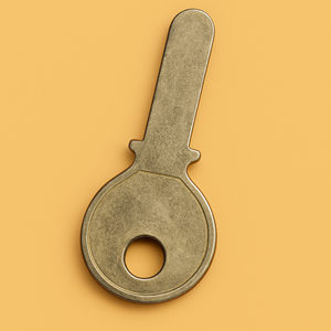 Llaves en Blanco KA1, Llaves con Forma de Gota, Llaves de Níquel Plateado - Product Image 2