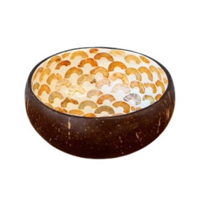 Cuencos de coco con Incrustaciones de nácar hechos a mano naturales llamativos, cuenco para servir al por mayor de vajilla de restaurante de Vietnam - Product Image 1