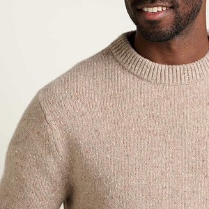 เสื้อสเวตเตอร์ถักไหมพรมสีพื้นแฟชั่นใหม่ปี 2025 ระบายอากาศได้ดี ผลิตจากโพลีเอสเตอร์ สำหรับผู้หญิงและผู้ชาย รับสั่งตัดไซส์ ขายส่ง เสื้อคอกลมถักสำหรับฤดูใบไม้ร่วง - Product Image 6