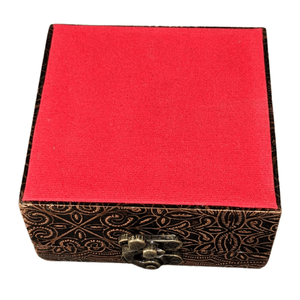 Luxurious Handcrafted Wooden Meenakari Art Jewellery <b>Box</b> Rectangle <b>Heart</b> <b>Shape</b> Travel-friendly Carton-packed Jewelry Storage - Product Image 6