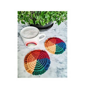 Fournitures d'usine napperon de qualité alimentaire napperons en macramé résistants à la chaleur personnalisés pour Table à manger tapis de vaisselle pour enfant - Product Image 3