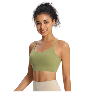 Wrinkle-Resistant Sweat-Wicking Sports Bra High Quality Fitness <b>Apparel</b> Customizable Quick Dry Breathable Athletic Bra - Product Image 3